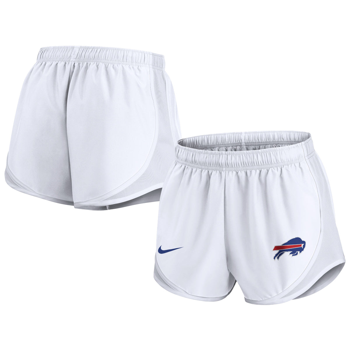 Women's Nike White Buffalo Bills Tempo Shorts