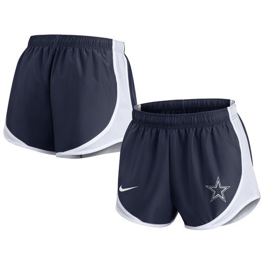 Women's Nike Navy Dallas Cowboys Tempo Shorts