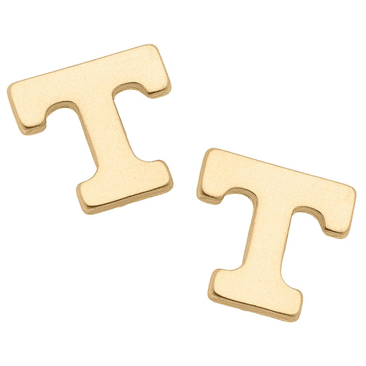 Women's Tennessee Volunteers 24K Gold Plated Stud Earrings