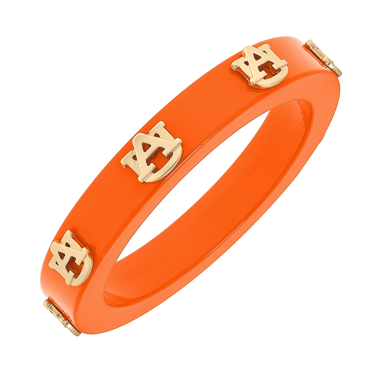 Women's Auburn Tigers Resin Logo Bangle