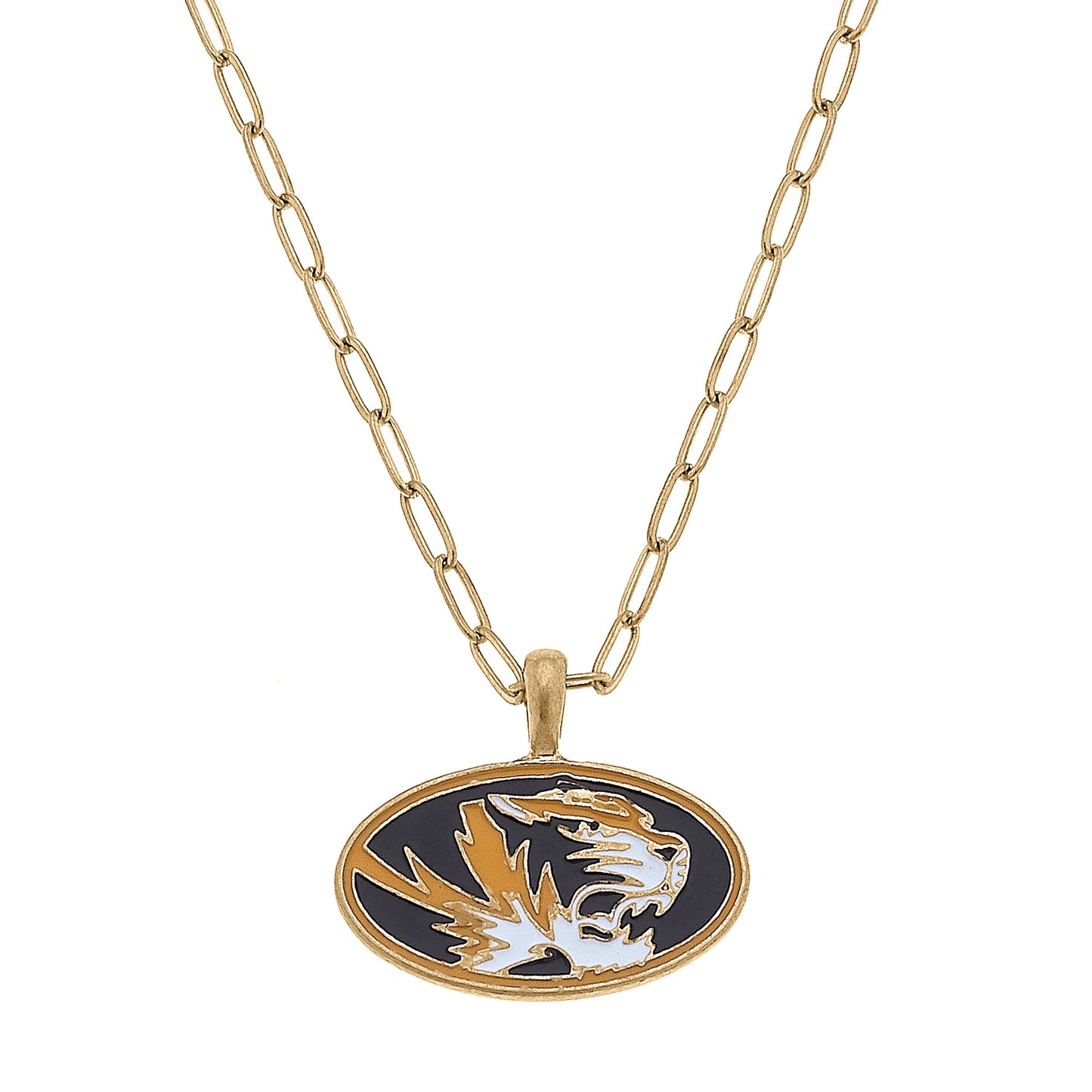 Women's Missouri Tigers Enamel Pendant Necklace