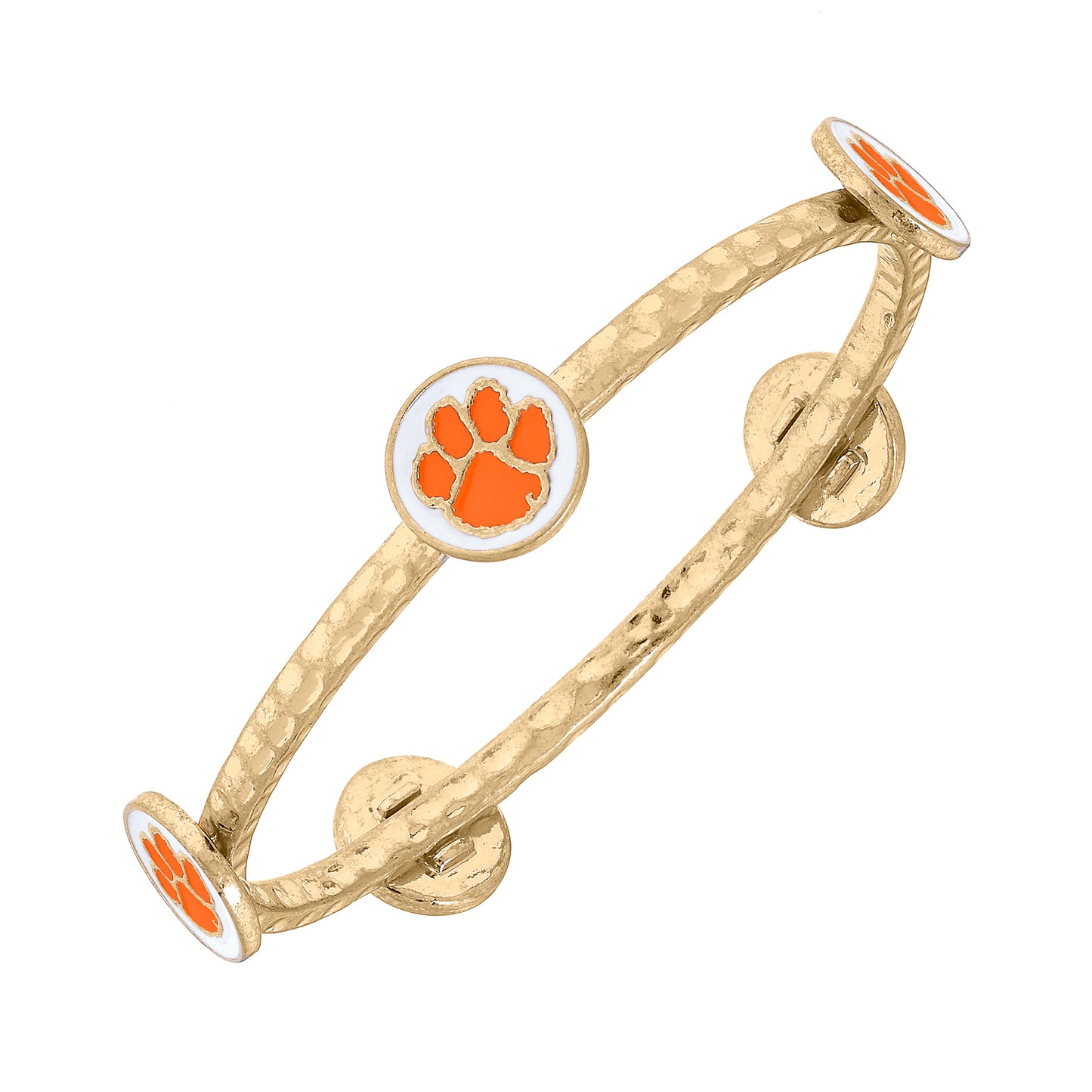 Women's Clemson Tigers Enamel Claudia Bangle