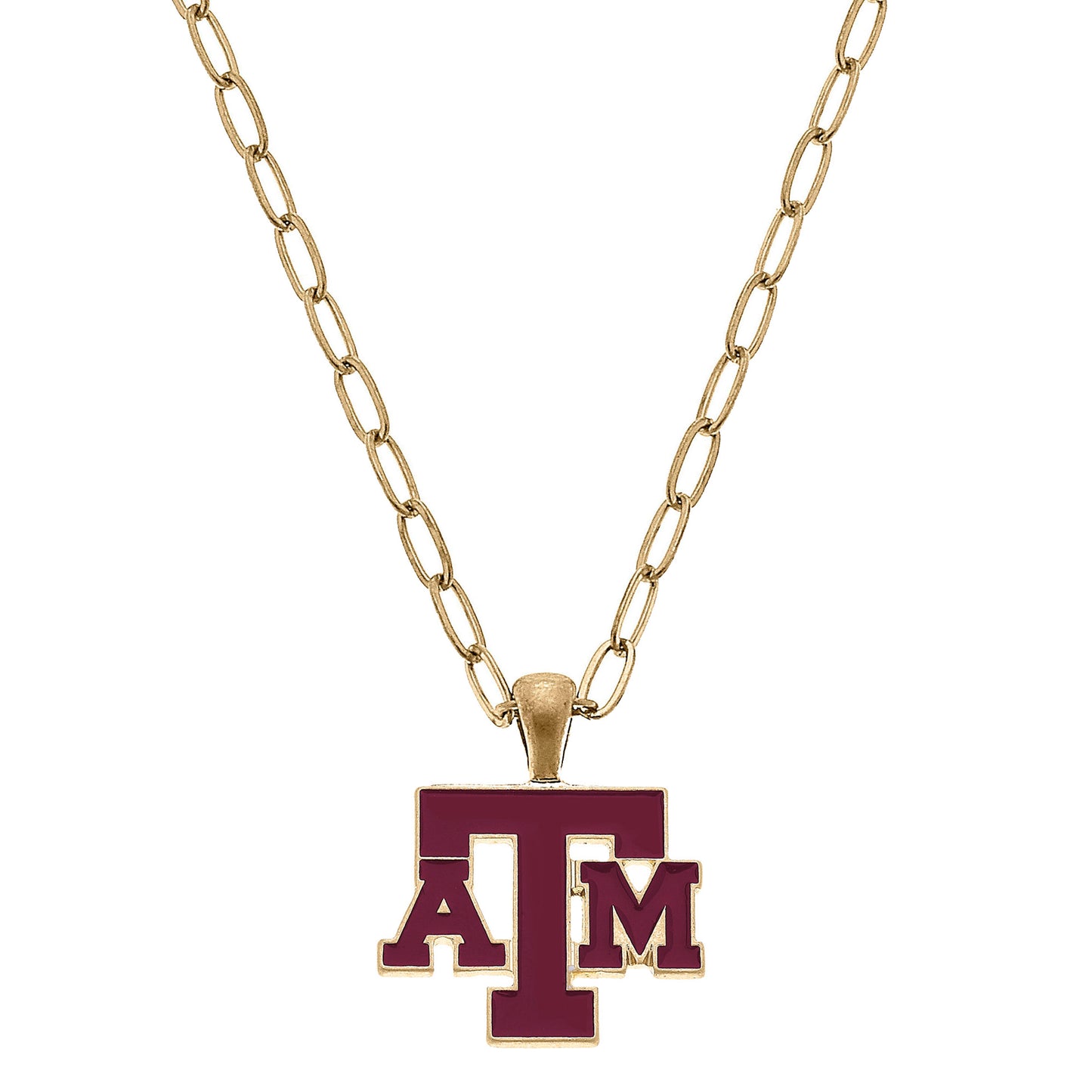 Women's Texas A&M Aggies Enamel Pendant Necklace