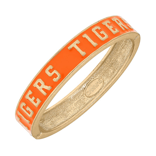 Women's Clemson Tigers Enamel Hinge Bangle