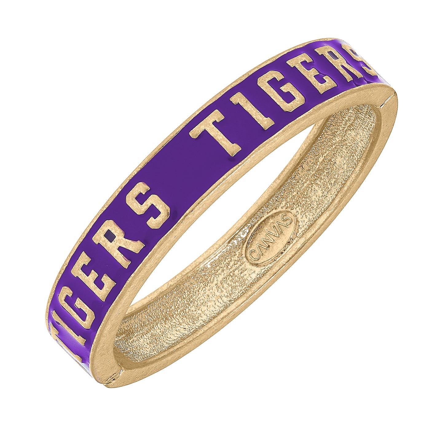 Women's Clemson Tigers Enamel Hinge Bangle