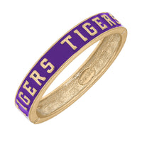 Women's Clemson Tigers Enamel Hinge Bangle