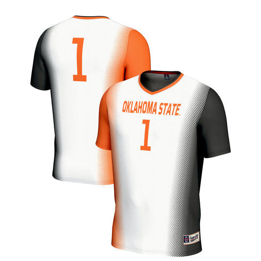 Youth GameDay Greats White #1 Oklahoma State Cowboys  Lightweight Women's Soccer Jersey