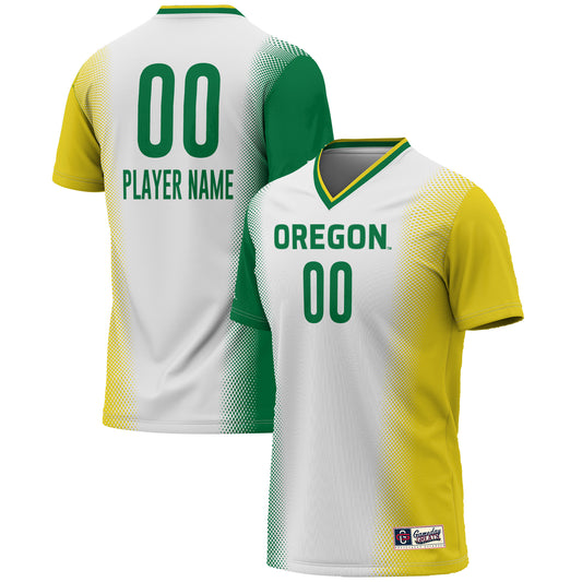 Unisex GameDay Greats  White Oregon Ducks NIL Pick-A-Player Lightweight Women's Soccer Jersey