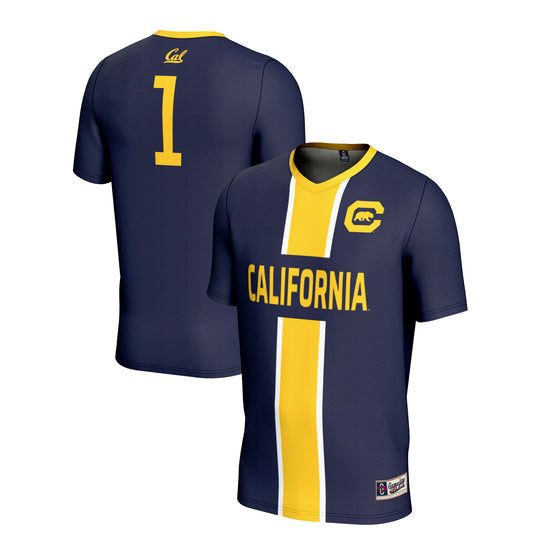 Youth GameDay Greats #1 Navy Cal Bears Lightweight Soccer Jersey