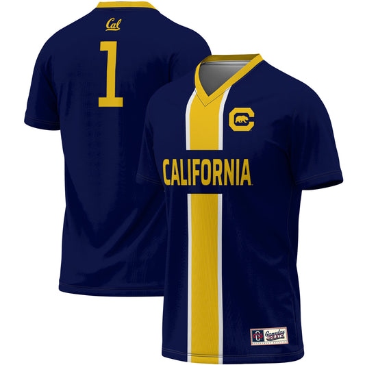 Unisex ProSphere #1 Navy Cal Bears Lightweight Soccer Jersey