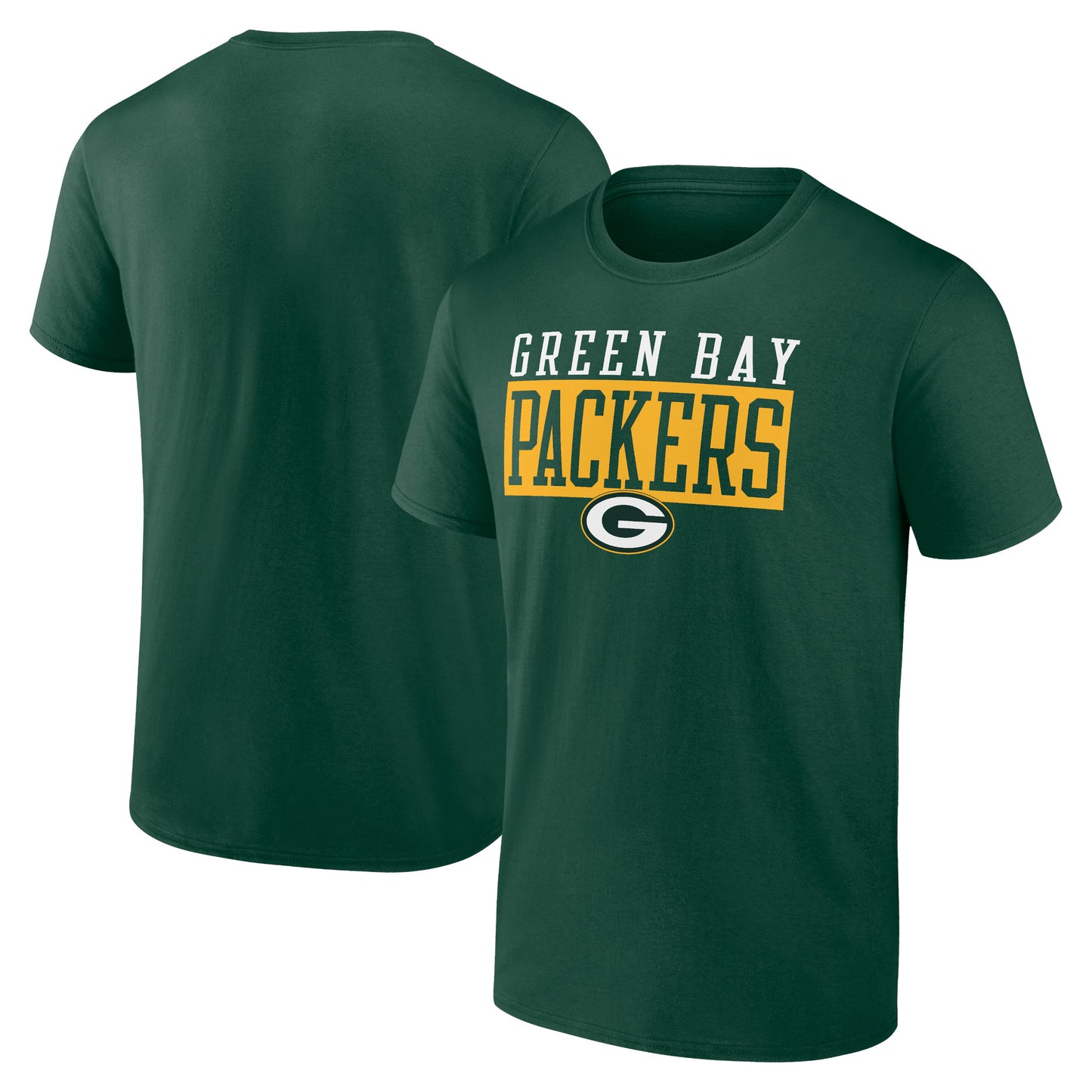 Men's Fanatics Green Green Bay Packers Head to Beat T-Shirt