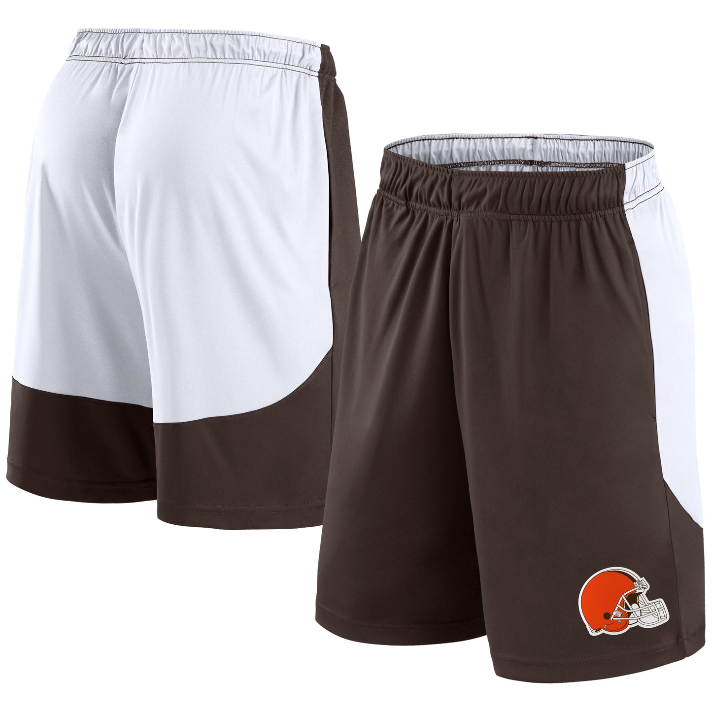 Men's Fanatics Brown/White Cleveland Browns Go Hard Shorts