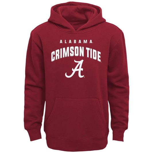 Youth Crimson Alabama Crimson Tide Stadium Classic Pullover Hoodie