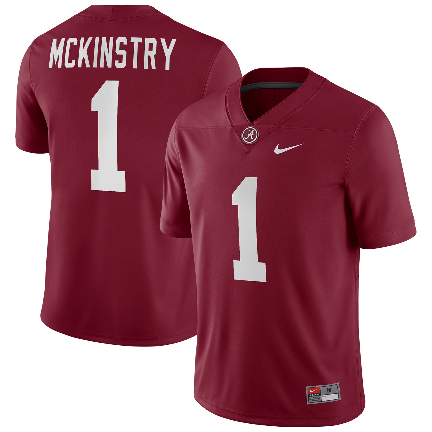 Men's Nike Ga’Quincy McKinstry Crimson Alabama Crimson Tide Player Game Jersey