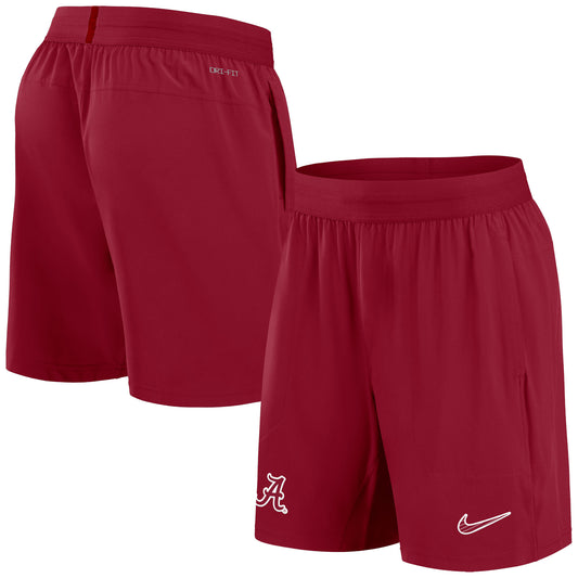 Men's Nike Crimson Alabama Crimson Tide 2024 Sideline Performance Shorts