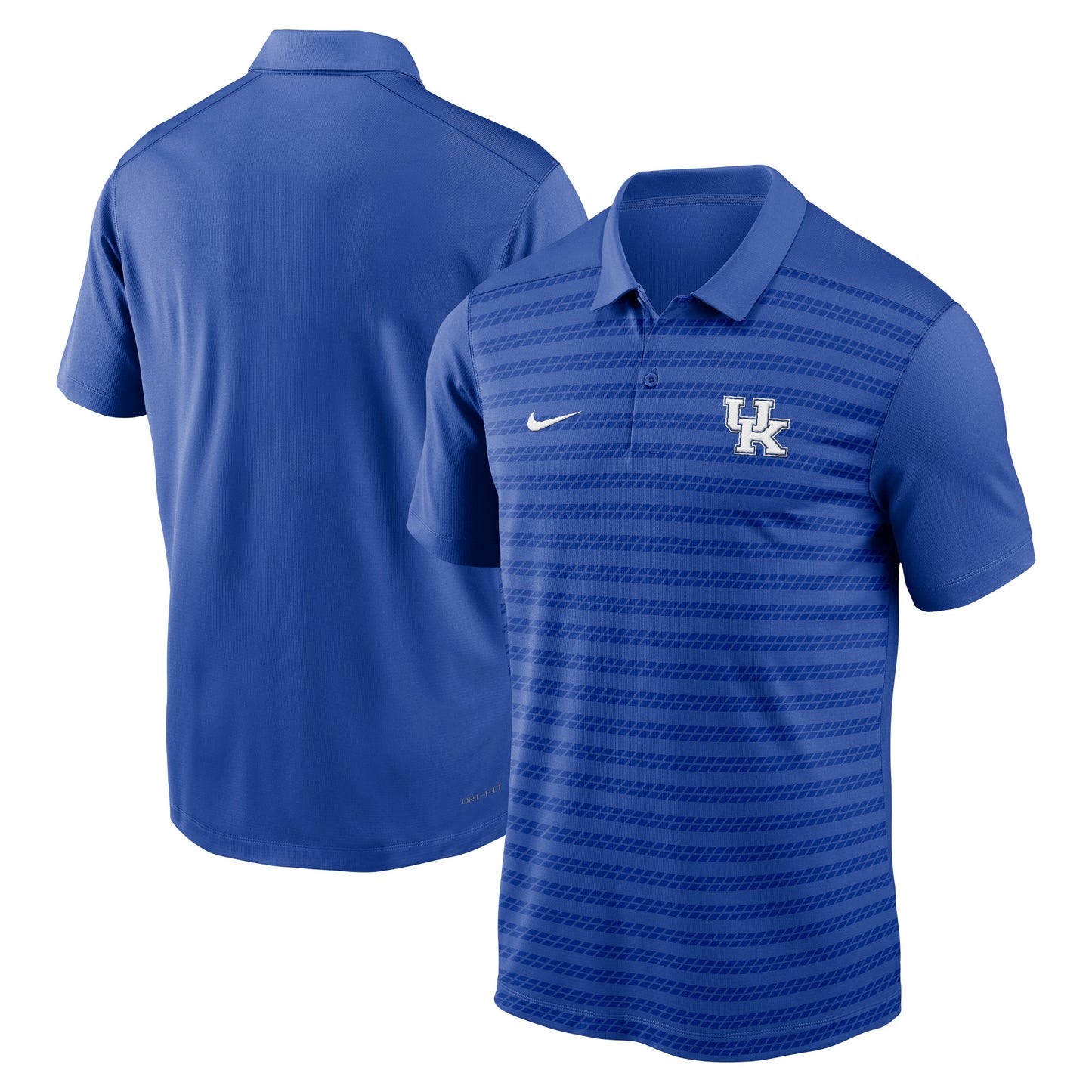 Men's Nike Royal Kentucky Wildcats 2024 Early Season Coaches Sideline Performance Polo