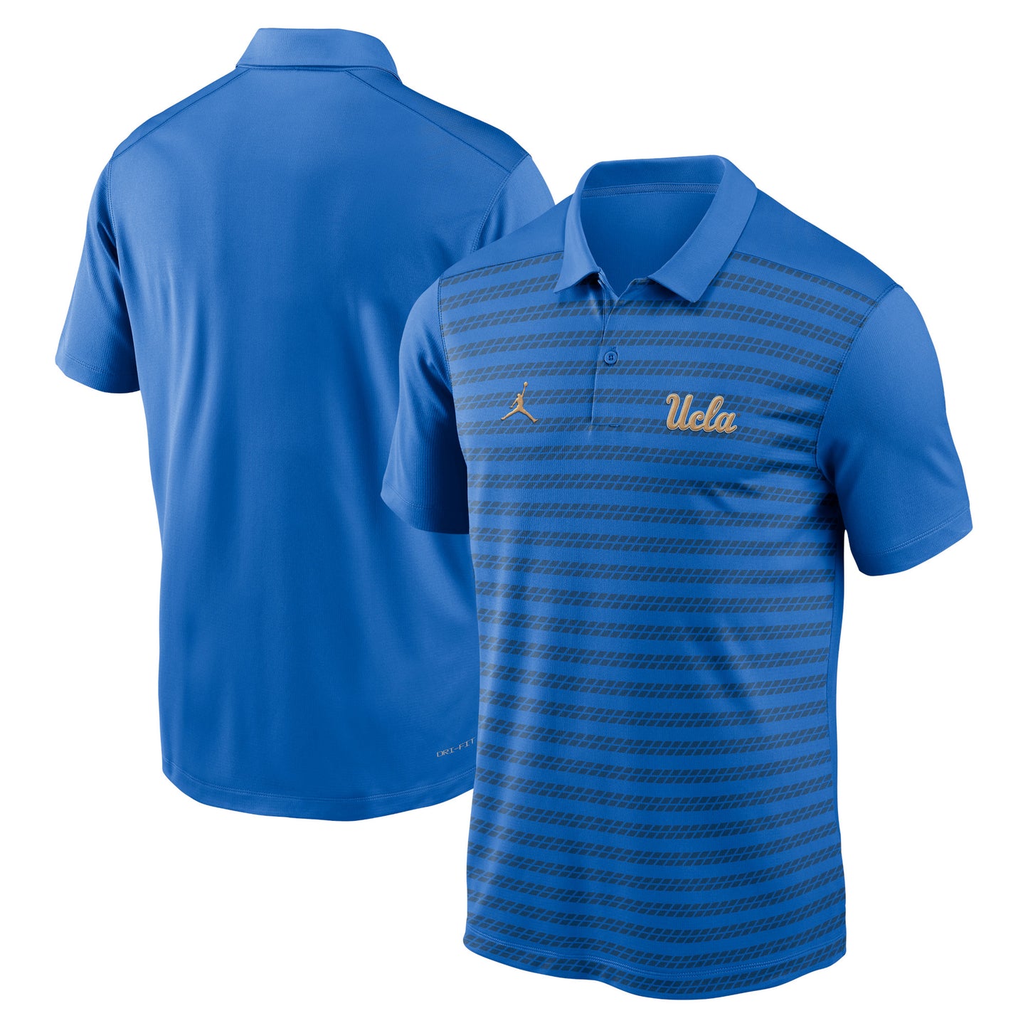 Men's Jordan Brand Blue UCLA Bruins 2024 Early Season Coaches Sideline Performance Polo