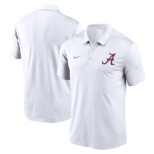 Men's Nike White Alabama Crimson Tide Primetime Franchise Performance Polo