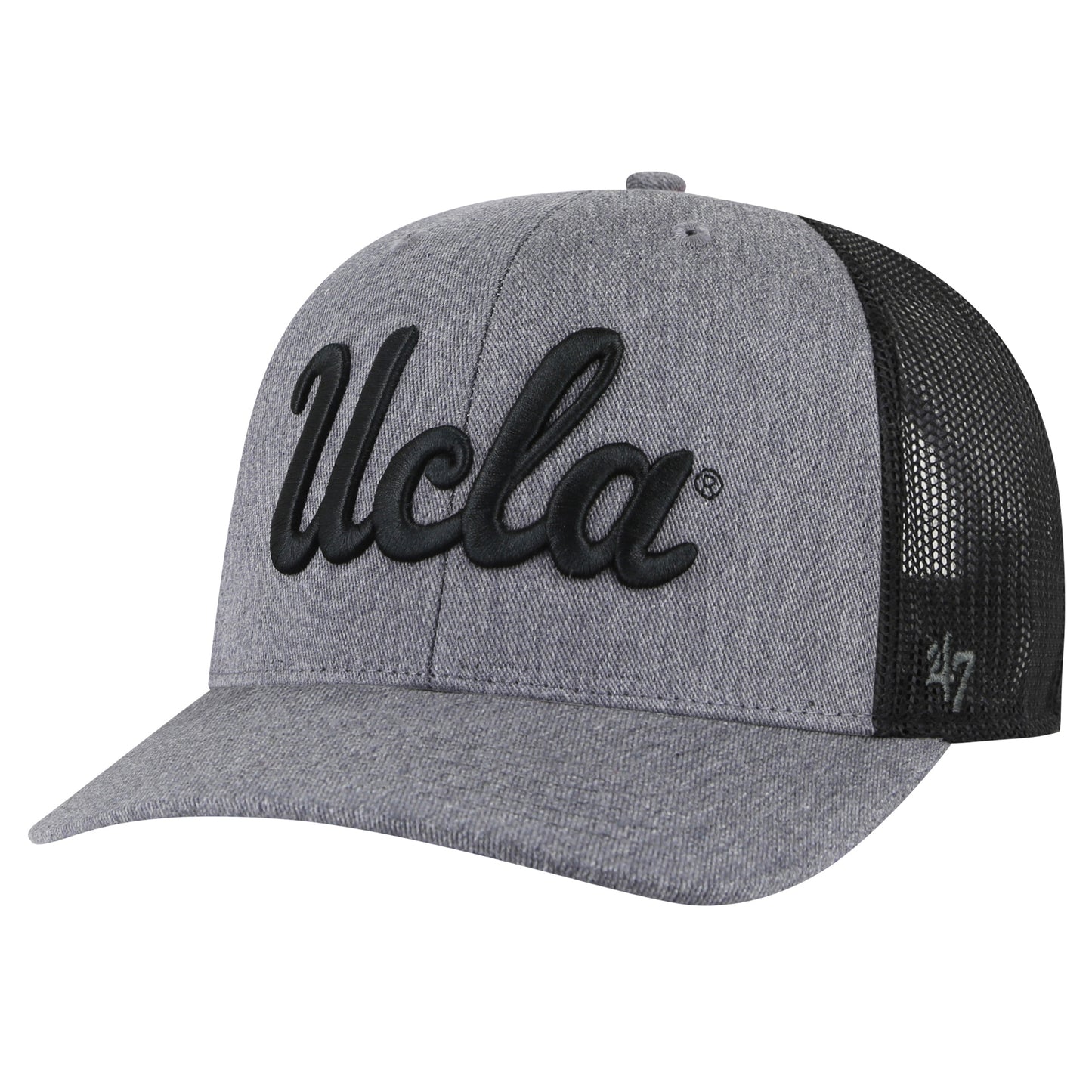 Men's '47 Charcoal UCLA Bruins Carbon Trucker Adjustable Hat