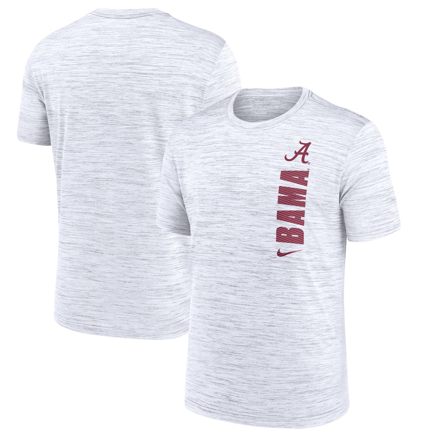 Men's Nike White Alabama Crimson Tide 2024 Sideline Velocity Performance  T-Shirt