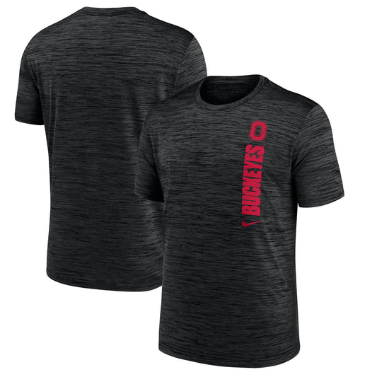 Men's Nike Black Ohio State Buckeyes 2024 Sideline Velocity Performance  T-Shirt