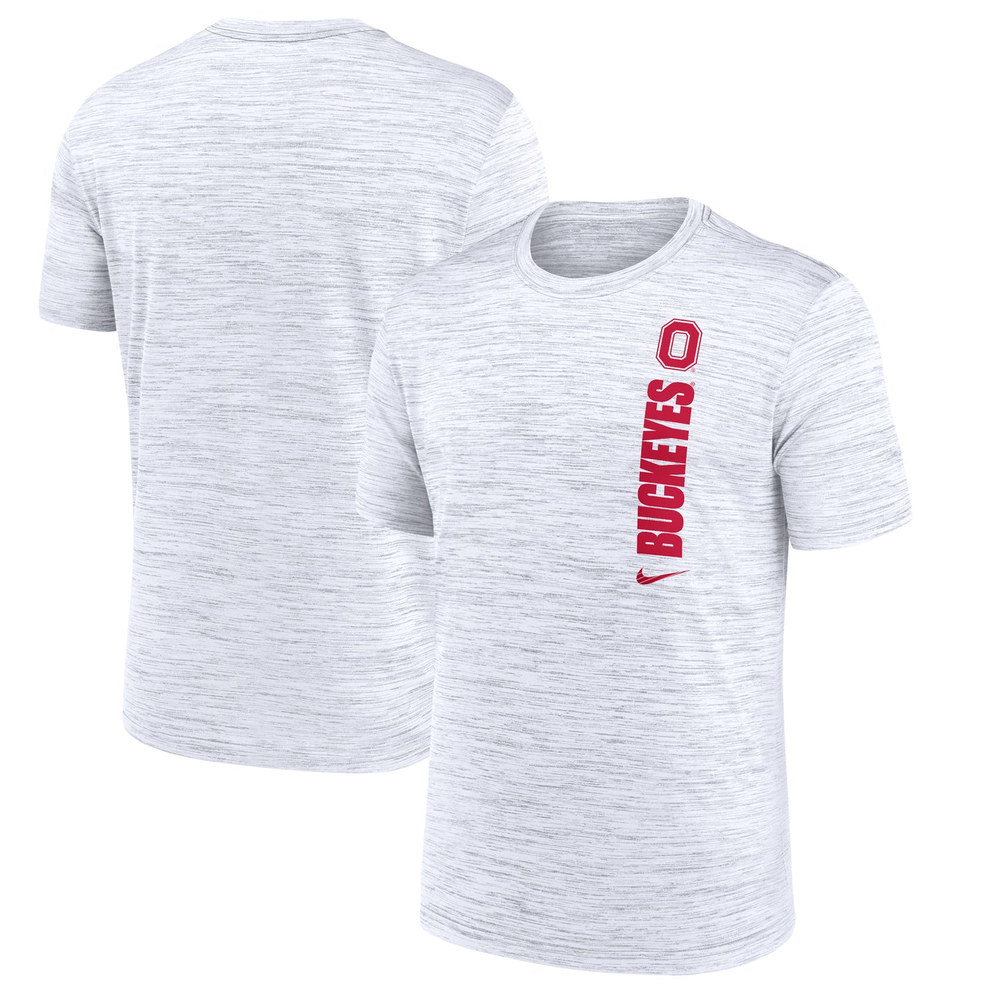 Men's Nike White Ohio State Buckeyes 2024 Sideline Velocity Performance  T-Shirt