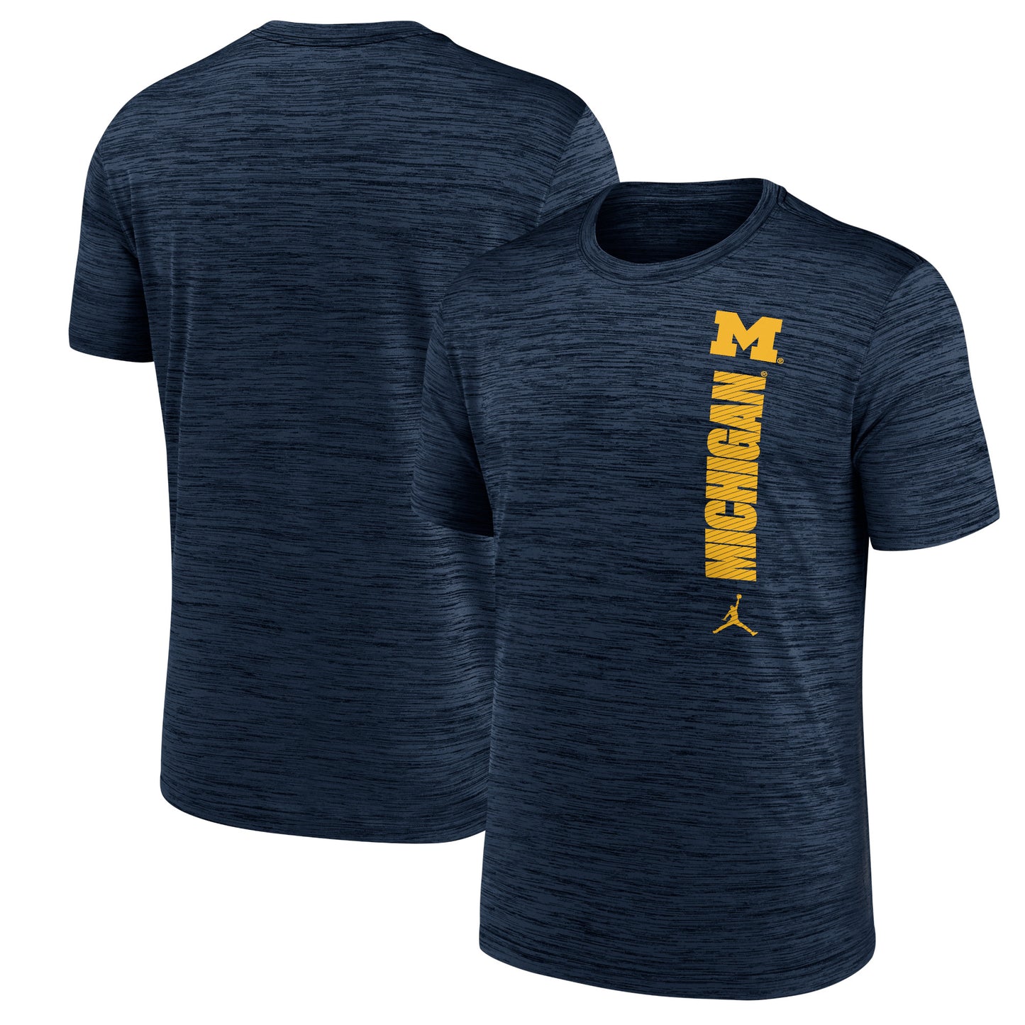 Men's Jordan Brand Navy Michigan Wolverines 2024 Sideline Velocity Performance  T-Shirt