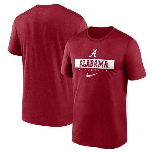 Men's Nike Crimson Alabama Crimson Tide 2024 Sideline Legend Performance  T-Shirt