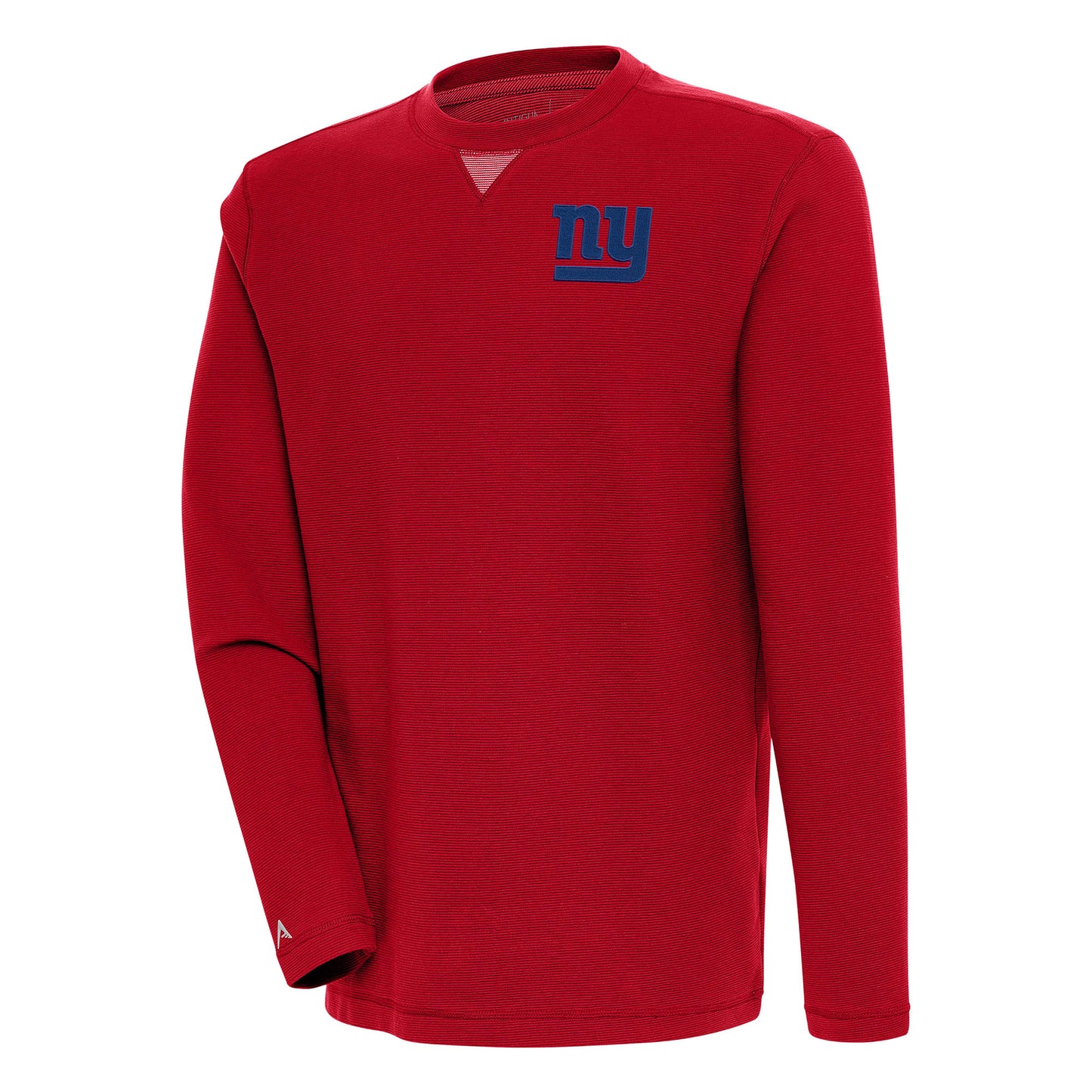 Men's Antigua  Red New York Giants Flier Bunker Pullover Sweatshirt