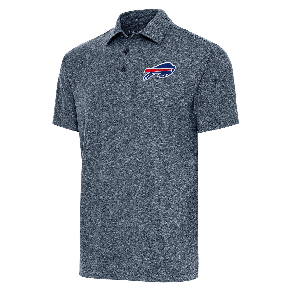 Men's Antigua  Heather Navy Buffalo Bills Par Polo