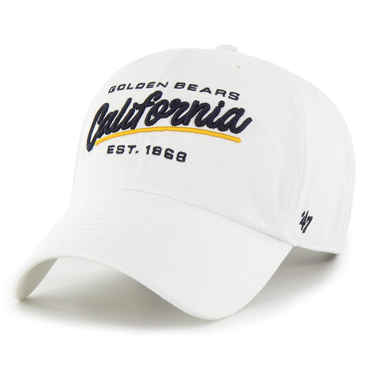 Women's '47 White Cal Bears Sidney Clean Up Adjustable Hat