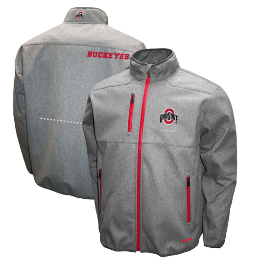 Men's Franchise Club Gray Ohio State Buckeyes X-Tech Full-Zip Jacket