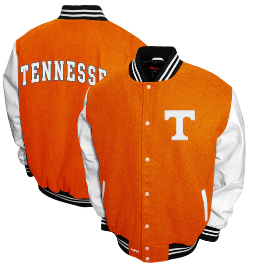 Men's Franchise Club Tennessee Orange Tennessee Volunteers Big & Tall Graduate Full-Snap Jacket