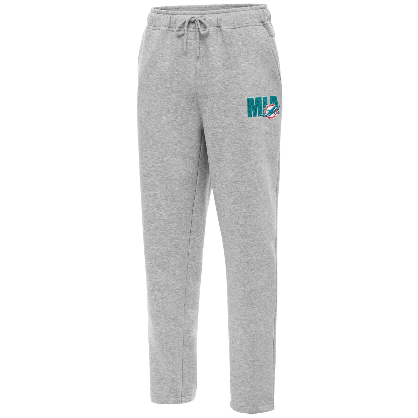 Men's Antigua  Heather Gray Miami Dolphins Victory Sweatpants