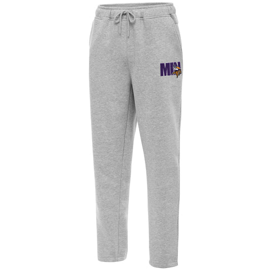 Men's Antigua  Heather Gray Minnesota Vikings Victory Sweatpants