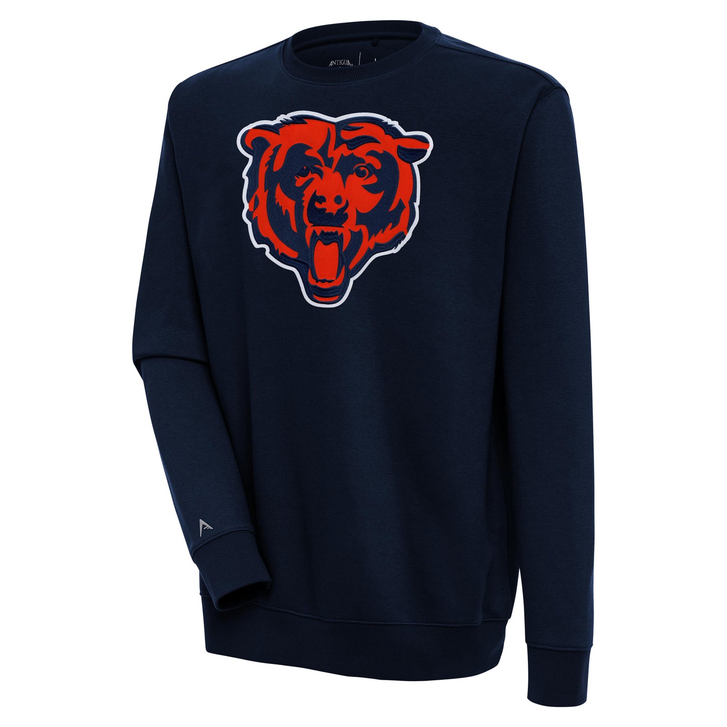 Men's Antigua  Navy Chicago Bears Victory Pullover Sweatshirt