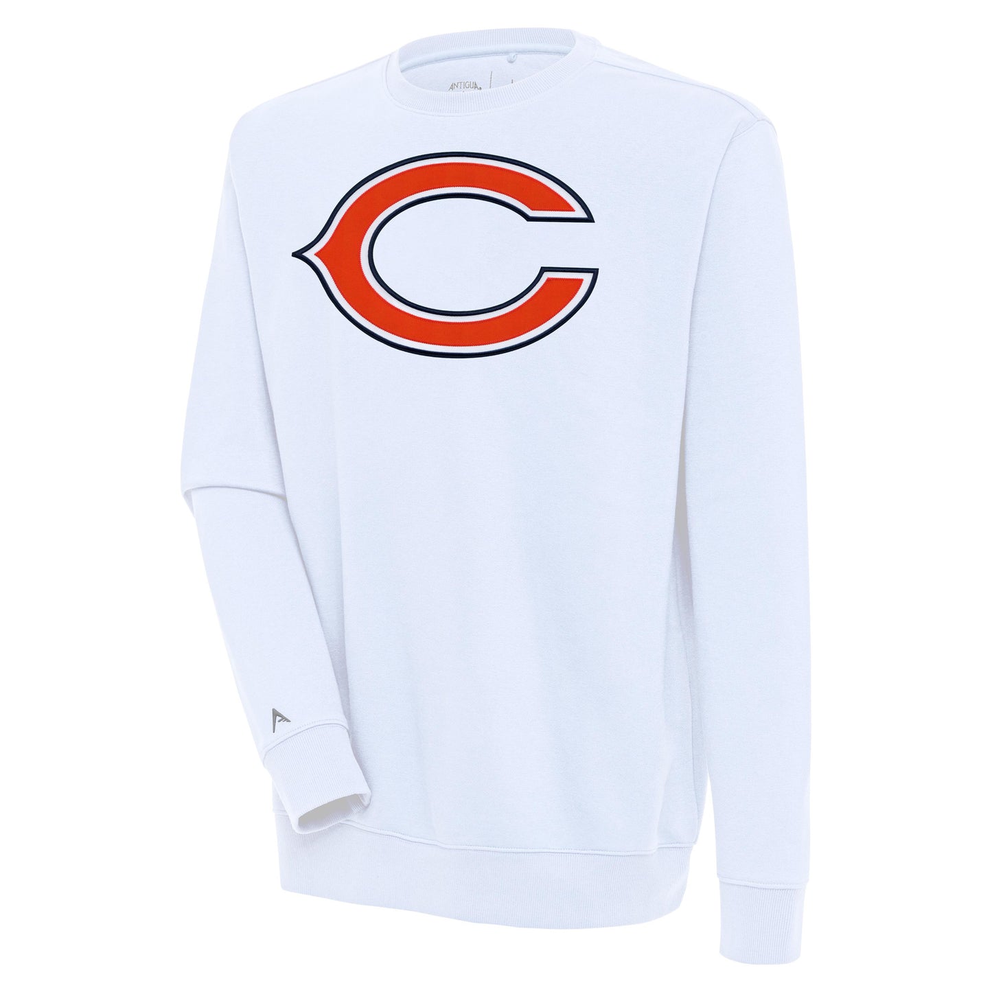Men's Antigua  White Chicago Bears Victory Pullover Sweatshirt