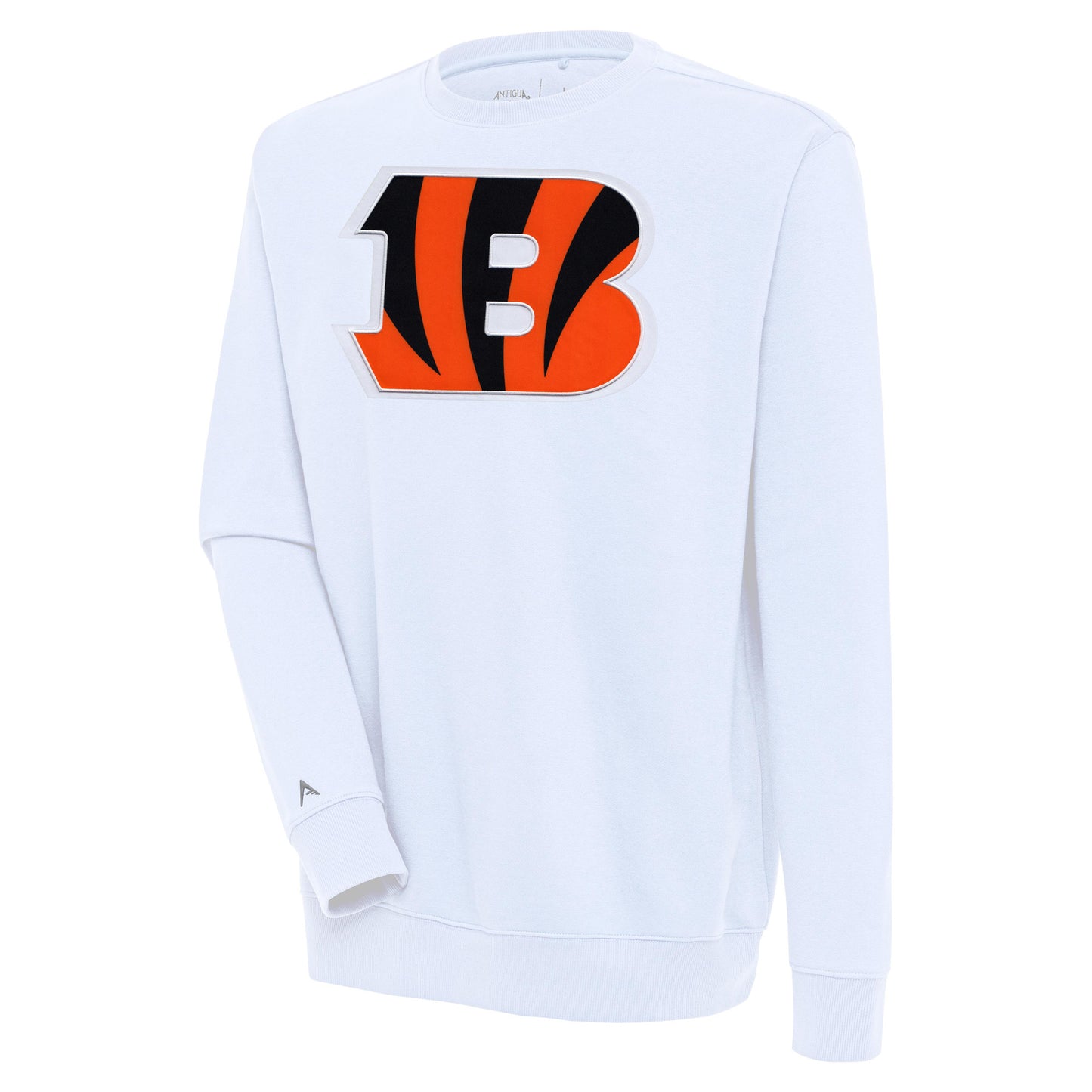 Men's Antigua  White Cincinnati Bengals Victory Pullover Sweatshirt