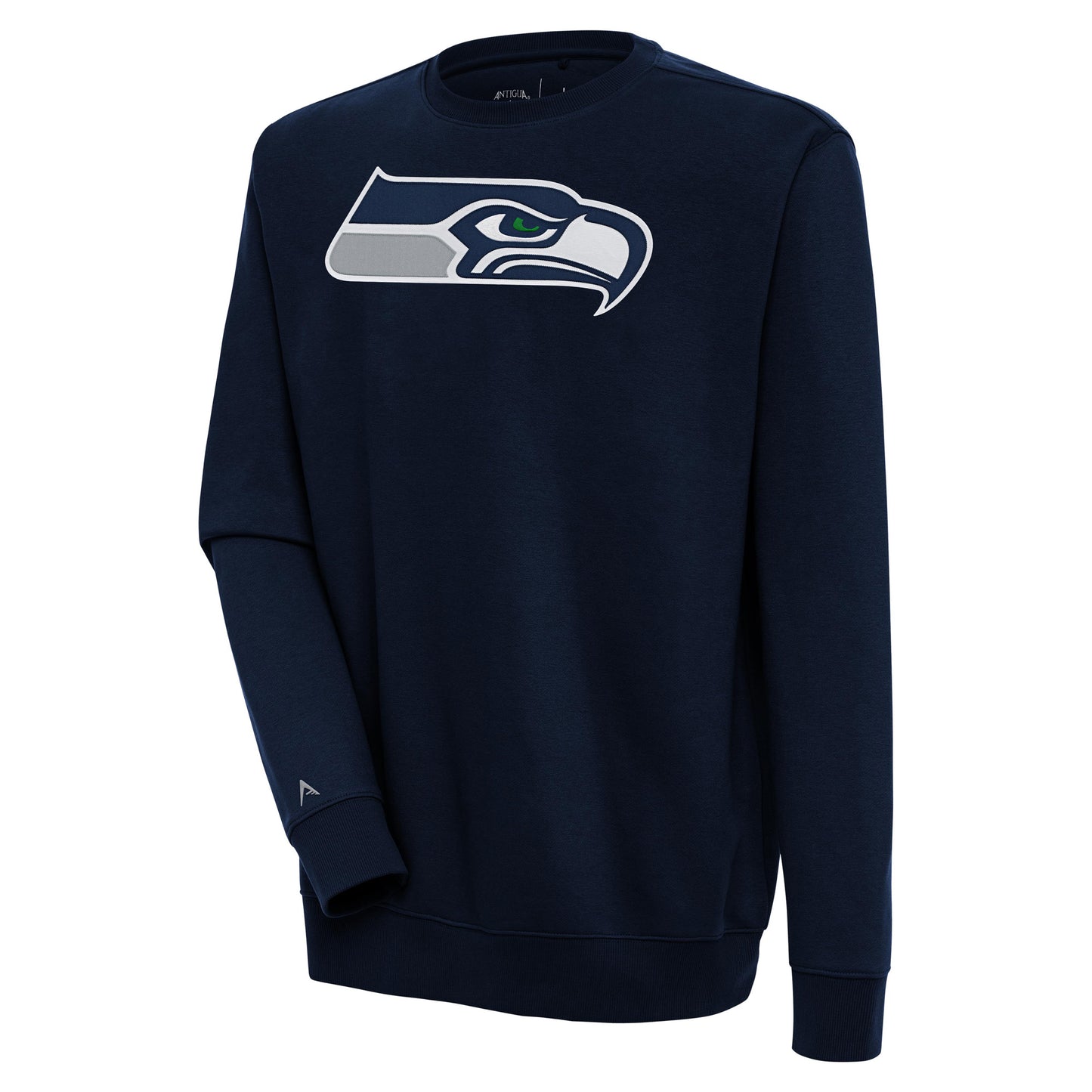 Men's Antigua  College Navy Seattle Seahawks Victory Pullover Sweatshirt