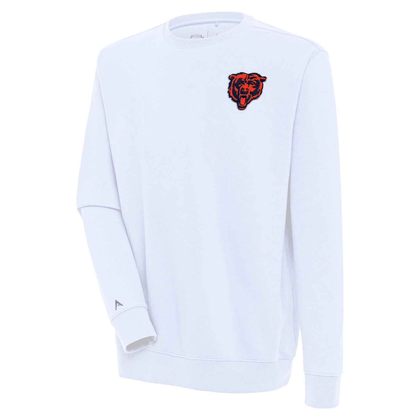 Men's Antigua  White Chicago Bears Victory Pullover Sweatshirt