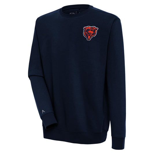 Men's Antigua  Navy Chicago Bears Victory Pullover Sweatshirt