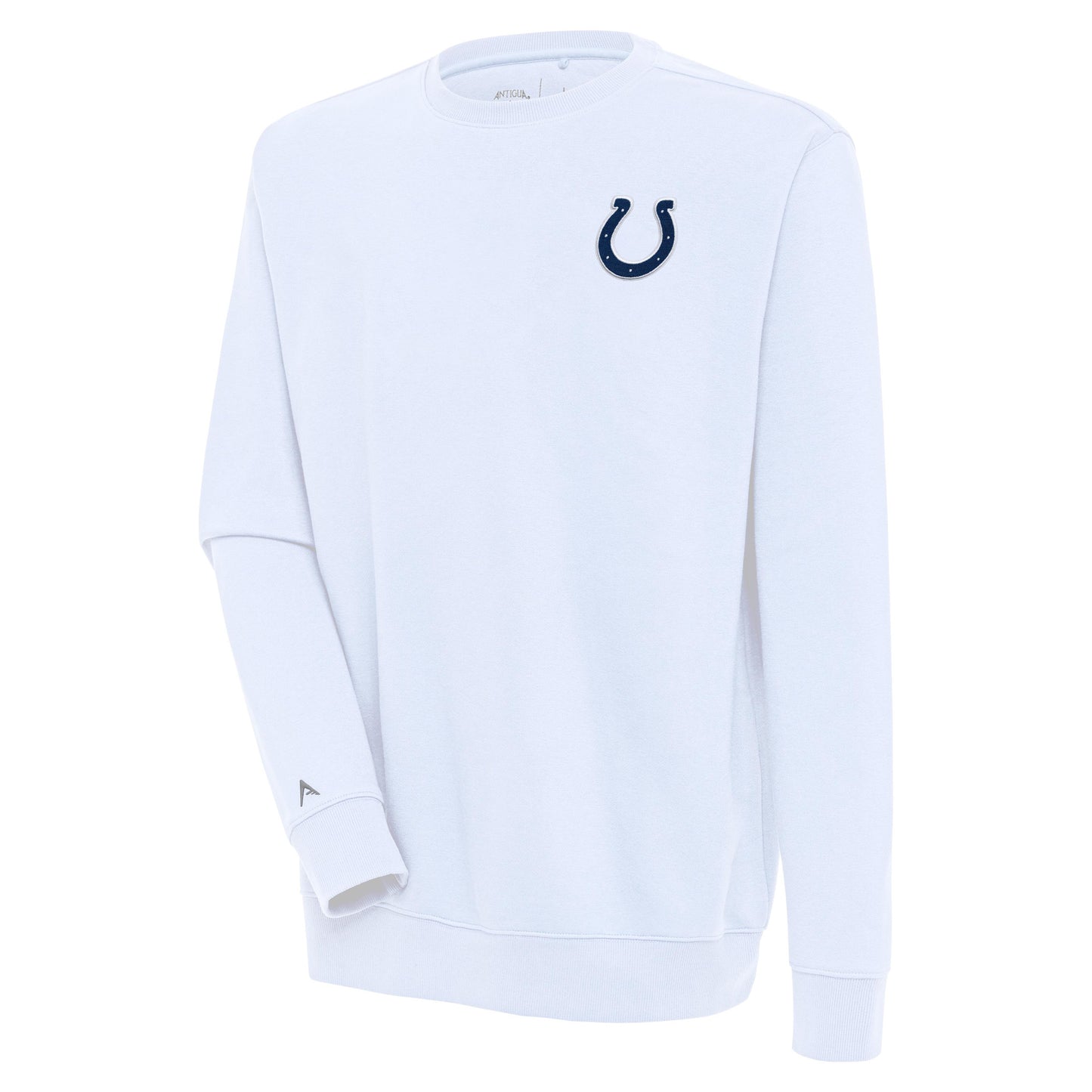 Men's Antigua  White Indianapolis Colts Victory Pullover Sweatshirt