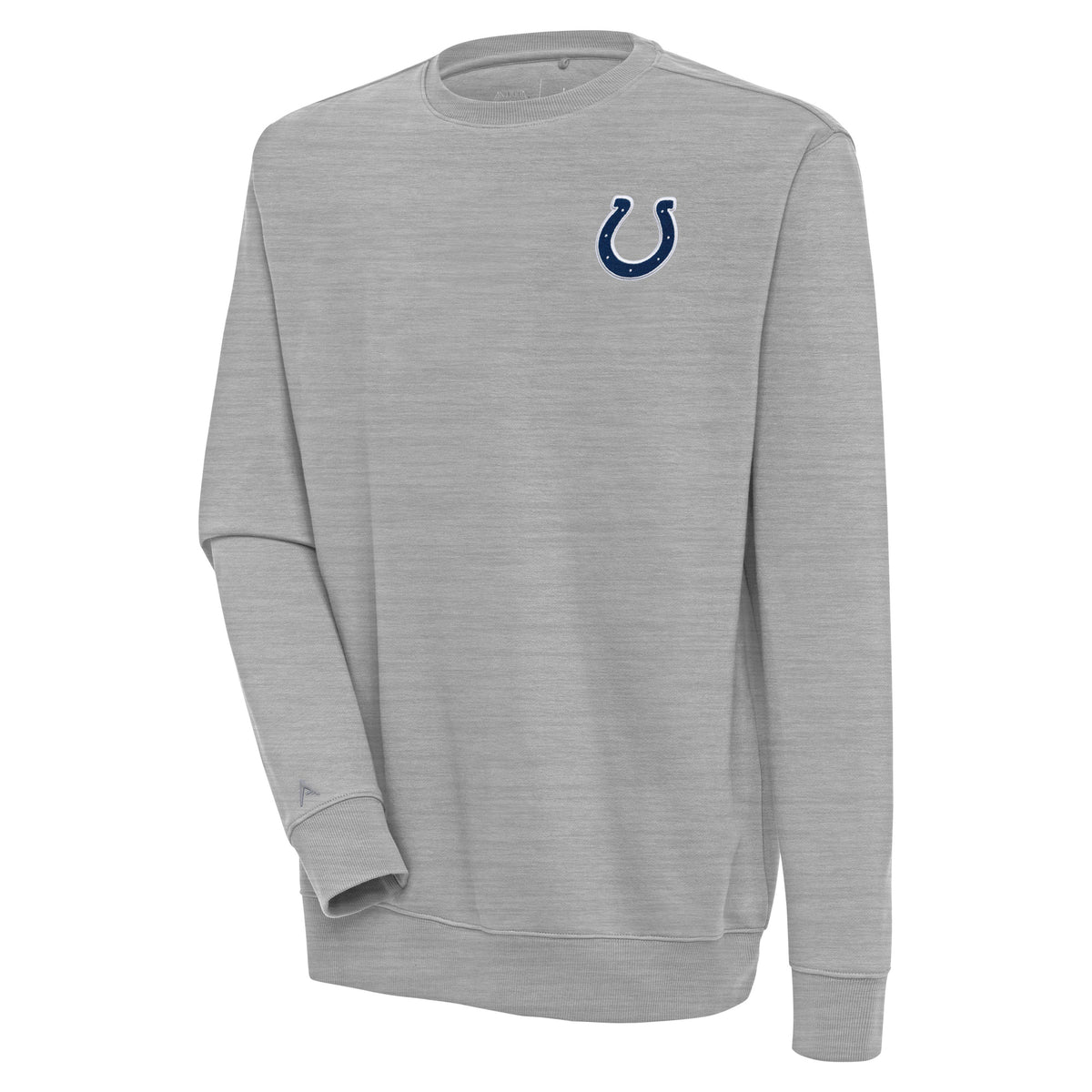Men's Antigua  Heather Gray Indianapolis Colts Victory Pullover Sweatshirt