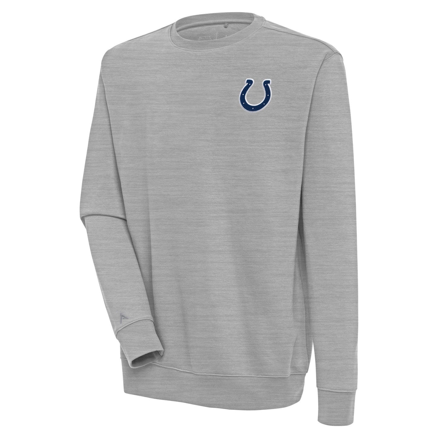 Men's Antigua  Heather Gray Indianapolis Colts Victory Pullover Sweatshirt