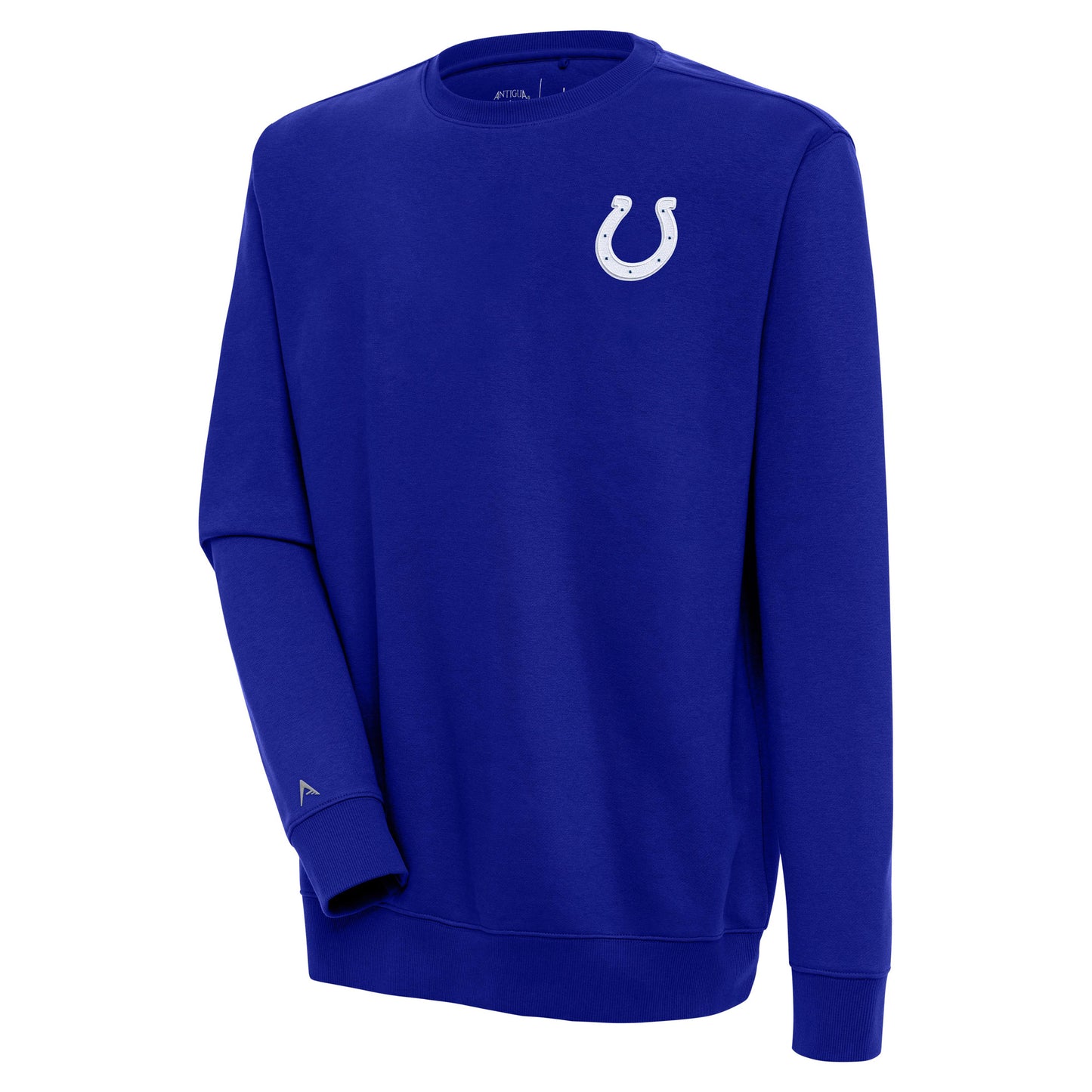 Men's Antigua  Royal Indianapolis Colts Victory Pullover Sweatshirt