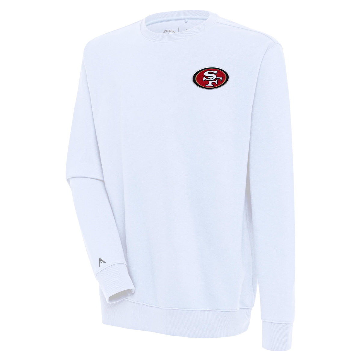 Men's Antigua  White San Francisco 49ers Victory Pullover Sweatshirt