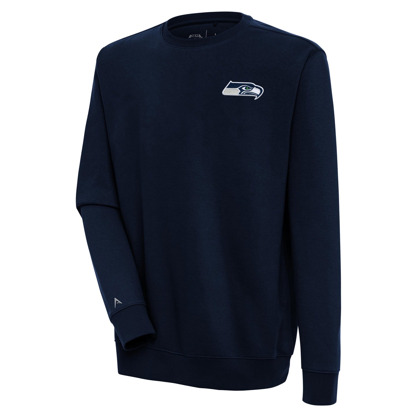 Men's Antigua College Navy Seattle Seahawks Victory Pullover Sweatshirt