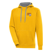 Men's Antigua  Gold Pittsburgh Steelers Victory Pullover Hoodie
