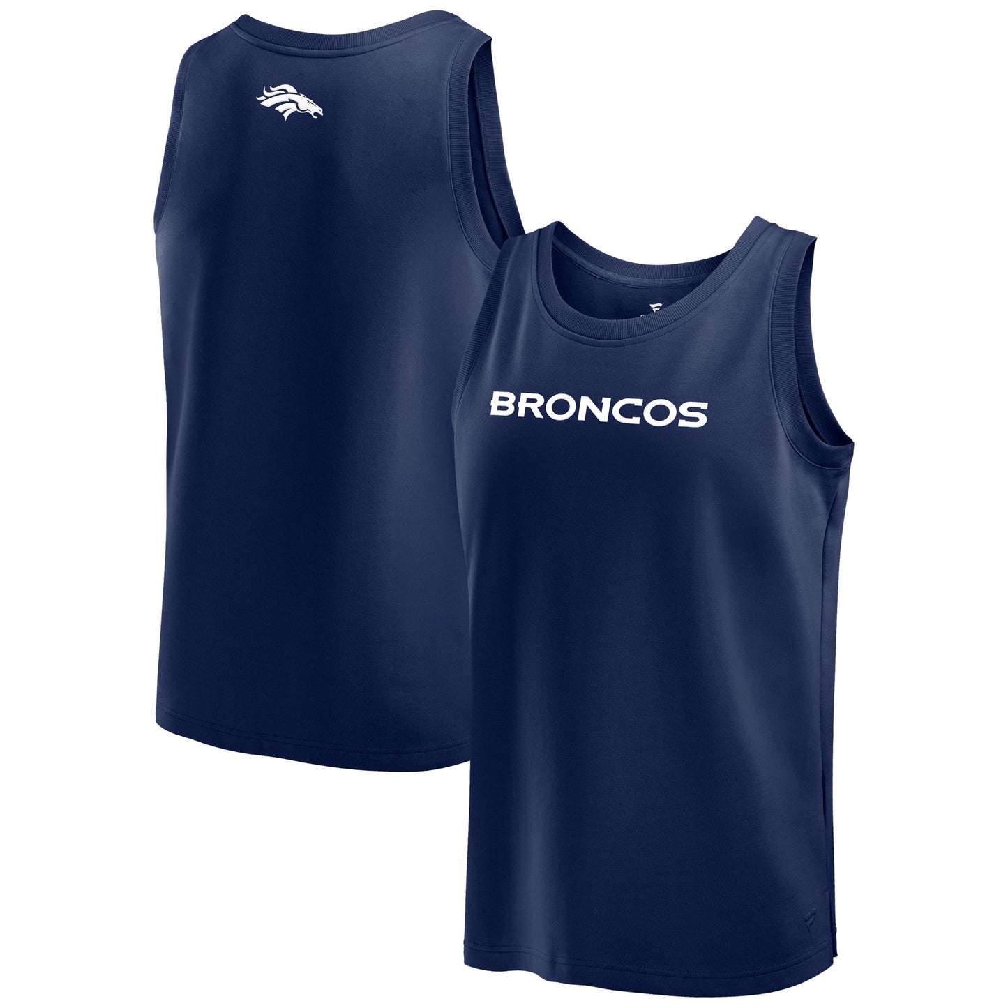 Men's Fanatics Navy Denver Broncos Elements Tank Top