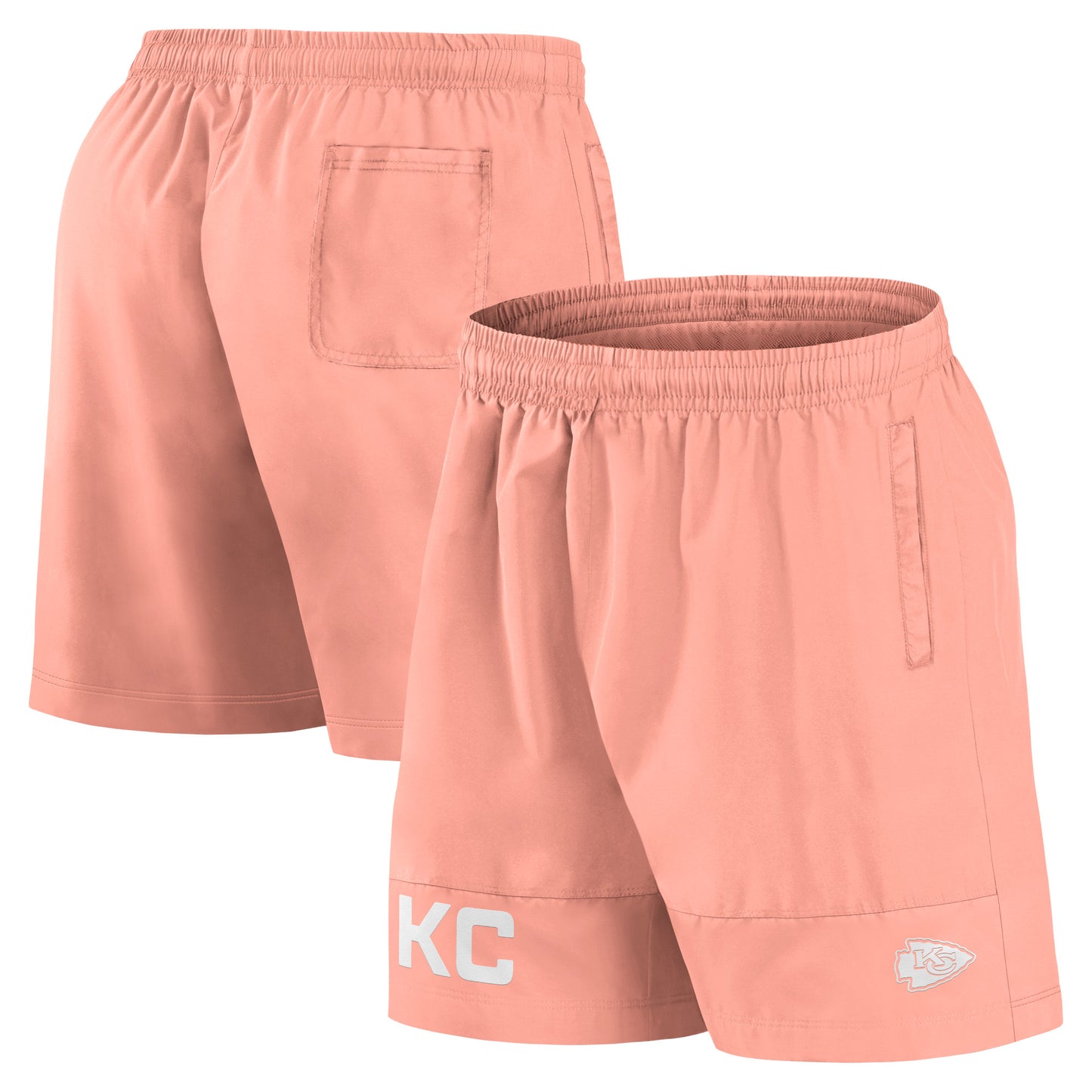 Men's Fanatics Coral Kansas City Chiefs Elements Shorts